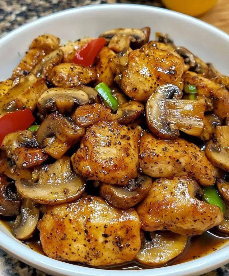 Chicken & mushroom dish Recipe