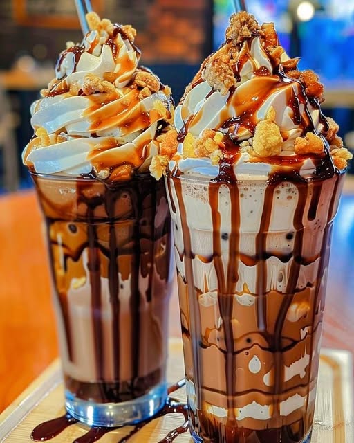  CHOCOLATE CARAMEL CRUNCH MILKSHAKE