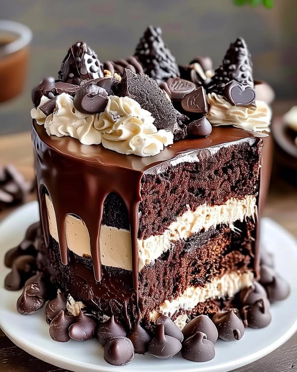 Chocolate Fudge Brownie Cake 