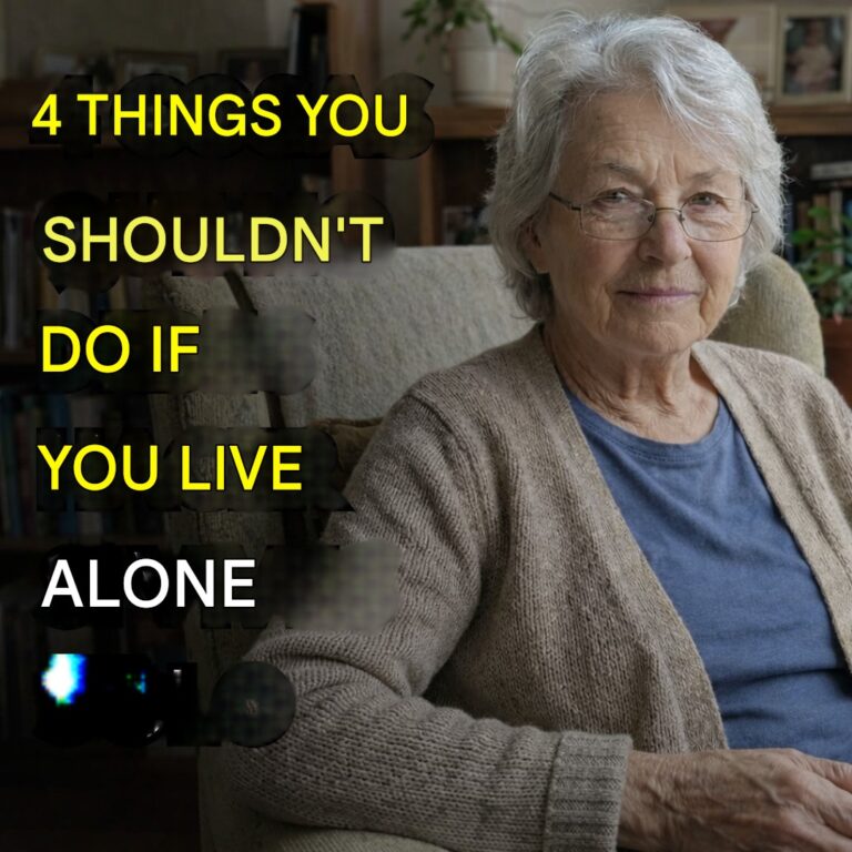 I am 73 years old. I live alone, but I never feel lonely. My 4 best tips. …