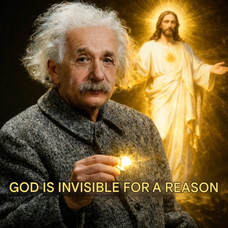 If God is real, why can’t we see him? – Einstein responds