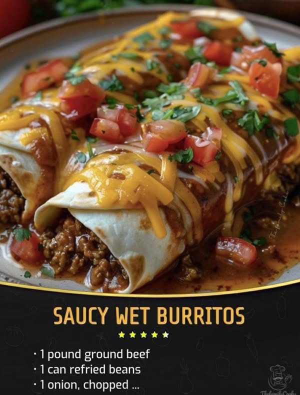 Saucy Wet Burritos