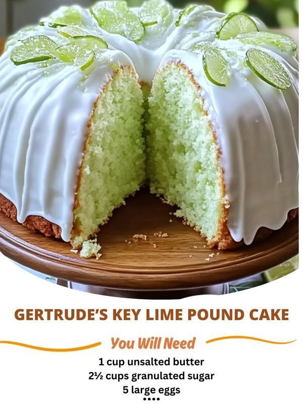Key Lime Pound Cake 