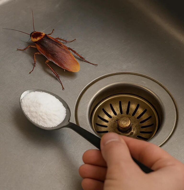 The ultimate way to keep cockroaches out of your home: they always come in through the pipes; try this method once, and they’ll never come back