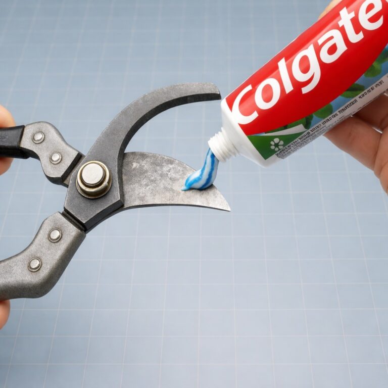 Why didn’t I know this sooner! The easiest way to sharpen old pruning shears in just 5 minutes
