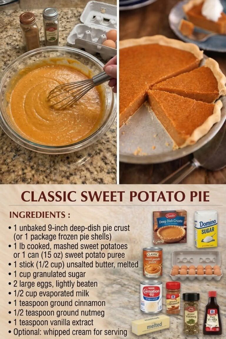 Sweet Potato Pie Don’t LOSE this Recipe!